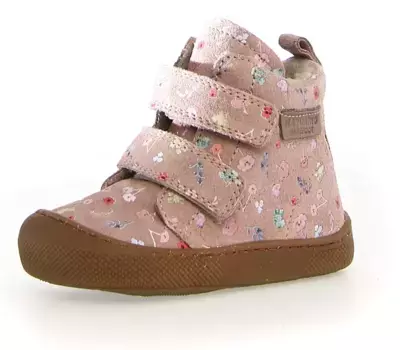 Naturino "WIGGHI VL" обучающая обувь, зимние ботинки, детская обувь, ботинки на липучке с резиновым носком, розовый