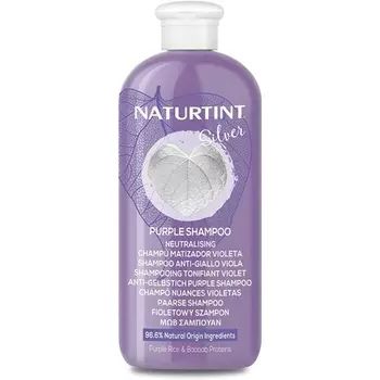 Naturtint Violet Color Шампунь удаляет нежелательный желтоватый и медный оттенок на светлых и обесцвеченных волосах 330мл