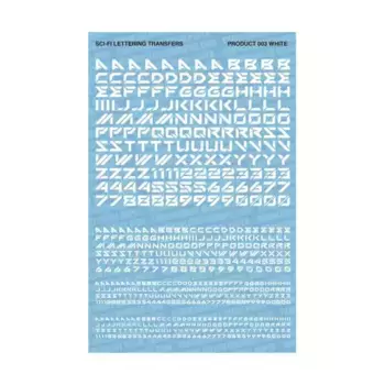 Научно-фантастическая надпись 1, Decals - Terrain/Text