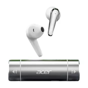 Наушники беспроводные Acer AHR130, серебряный