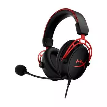 Наушники игровые HyperX Cloud Alpha, черный/красный
