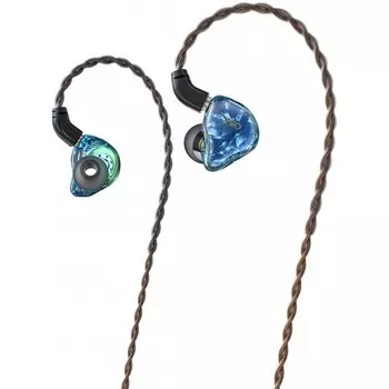 Наушники-вкладыши FiiO FD1 Hi-Res Earphone проводные, синий