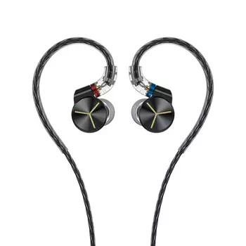 Наушники-вкладыши FiiO/JadeAudio JD7 проводные, серебристый