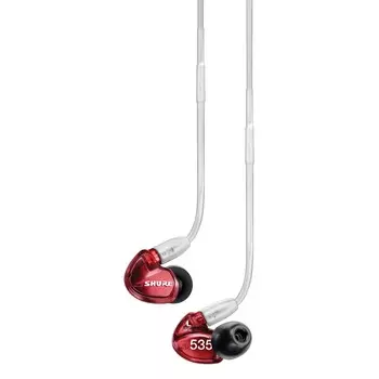 Наушники-вкладыши Shure SE535, красный