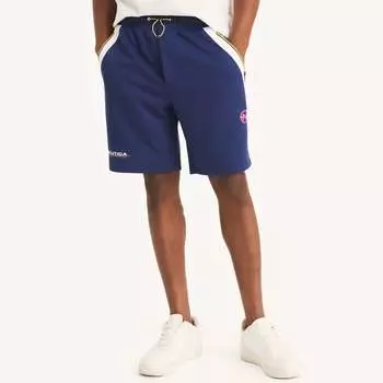 Nautica Mens Competition Экологически чистые 9-дюймовые шорты, цвет blue depths