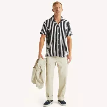 Nautica Mens Nautica Jeans Co. Оригинальные свободные брюки Utility, цвет cement