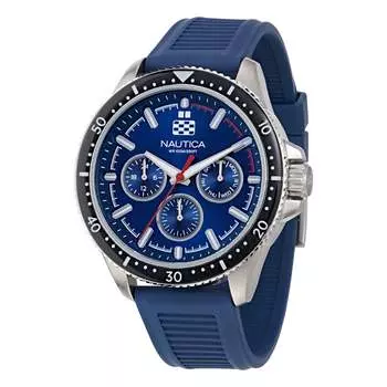 Nautica Mens Nct Windrose Wheat Fiber Strap 3-стрелочные часы