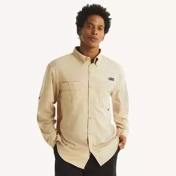 Nautica Мужская рубашка Nautica Otf на пуговицах, цвет black twist sweater