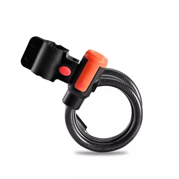 НАВСЕГДА (НАВСЕГДА) велосипедный замок, замок с ключом, проводной замок, противоугонный замок для электромобиля, мотоцикла, тросовый замок 1,2 метра FOREVER