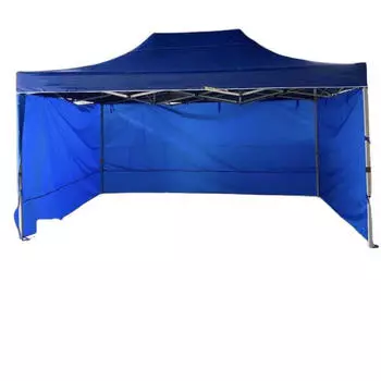 Навес для палатки AXZ, тент от дождя, автоматически утолщенный, 3x4,5, синий + 3-сторонняя толстая синяя ткань (красная заметка