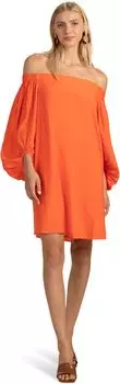 Наветренное платье Trina Turk, цвет Fire Island Orange
