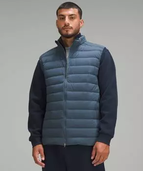 Навигационный пуховый жилет Lululemon, синий