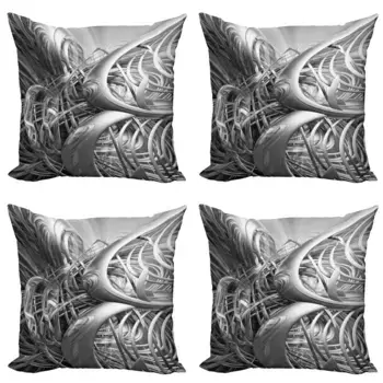 Наволочка Abakuhaus, серый