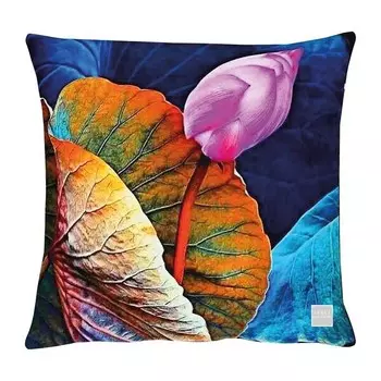 Наволочка Apelt 3972, 46 см цвет blau/mehrfarbig