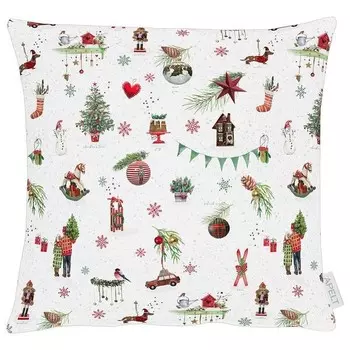 Наволочка Apelt 6200, 40x40x0,5 см, белый