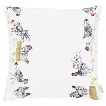 Наволочка Apelt 6811, 46x46x0,5 см, белый