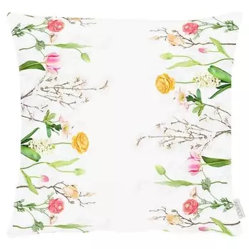 Наволочка Apelt 6817, 49x49x0,5 см, белый