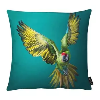 Наволочка Apelt Elliot, 46 см цвет petrol/gelb