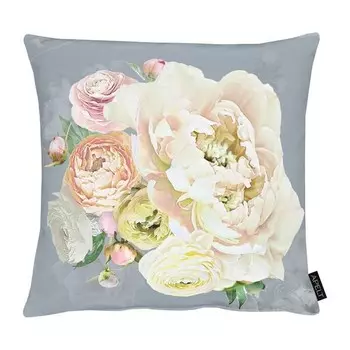 Наволочка Apelt Fiora, 46 см цвет hellgrau/hellrosa