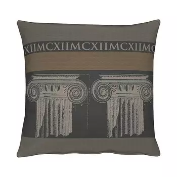 Наволочка Apelt Mercur, 49 см, коричневый