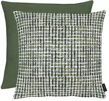 Наволочка Apelt Molly, 46x5x46 см, зеленый