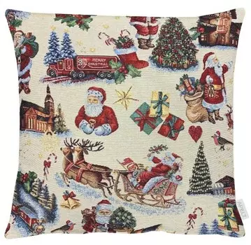 Наволочка Apelt Winterwelt Typ E, 49x5x49 см, натуральный