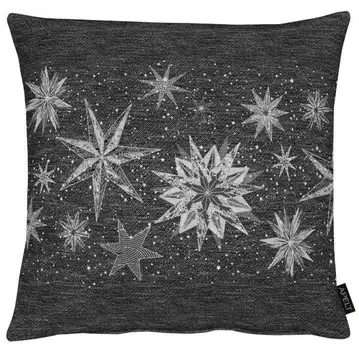 Наволочка Apelt X-Mas Glam Typ B, 49x5x49 см цвет anthrazit/silber