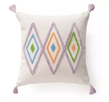 Наволочка benuta Malika, 40x1x40 см, многоцветный