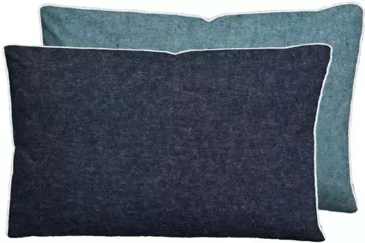 Наволочка Biberna, (1 шт.) 40х40 см, цвет dunkelblau-bleu