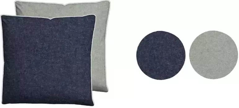 Наволочка Biberna, (1 шт.) 40х40 см, темно-серый