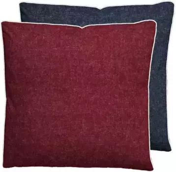 Наволочка Biberna, (1 шт.) 40х60 см, цвет rot-blau