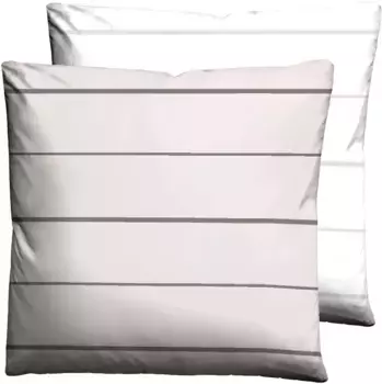 Наволочка Biberna, (1 шт.) 80х80 см, серо-коричневый