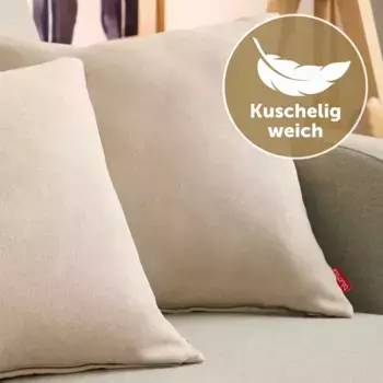 Наволочка Blumtal, серо-коричневый