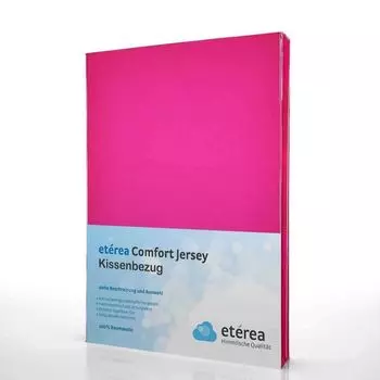 Наволочка Comfort из трикотажа, двойная упаковка, 40х140см, розовая Etrea Himmlische Qualitt, розовый