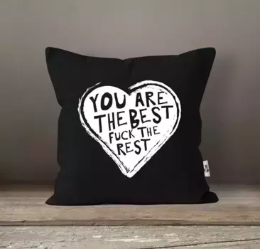 Наволочка для декоративной подушки MoonWorks, черный