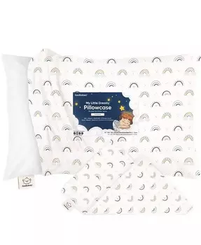 Наволочка для малышей для подушки 13X18, органическая наволочка для малышей, чехол для подушки для путешествий Keababies, белый