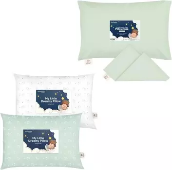 Наволочка для малышей Keababies для подушек 13X18 и 2 подушки для малышей — наволочка из органического хлопка для мальчиков и детей — мягкие подушки для сна из органического хлопка для малышей