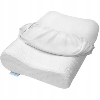 Наволочка для ортопедической подушки универсального размера, белая, от Medi Sleep.