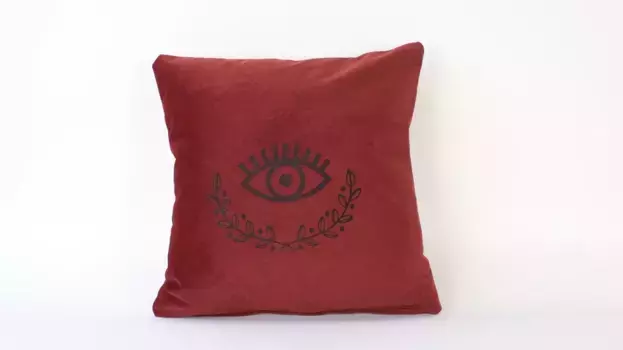 Наволочка Evila Originals, красный