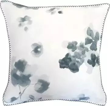 Наволочка флересс "Прованс Кассис", (2 шт.), мако-сатин, хлопок, 135х200, 155х220, 200х200см, молния Fleuresse 40х40 см, цвет silbergrau