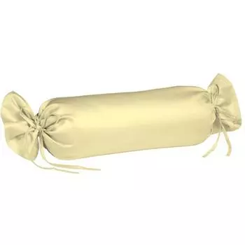 Наволочка Fleuresse из интерлока из джерси, однотонные цвета ванили 0215, размер 40 x 15 см, воротник