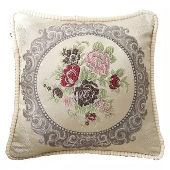 Наволочка гладкая молния съемная полиэстер 45x45 см диван для гостиной наволочка украшение дома серый Stuttg