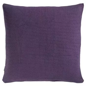 Наволочка Heckett & Lane Wafel II, 80 см, фиолетовый