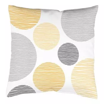 Наволочка Home Wohnideen Borden, 40x40x1 см, желтый