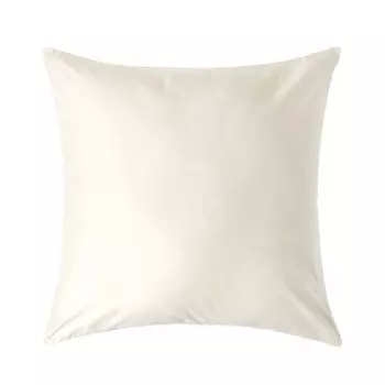 Наволочка HOMESCAPES Египетский хлопок плотность нити 1000 ваниль 80 х 80 см