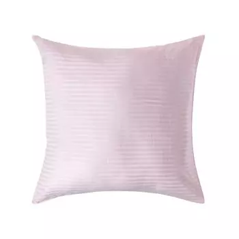 Наволочка HOMESCAPES количество ниток 330 розовый, 80 х 80 см