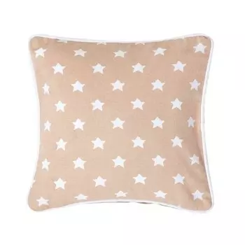 Наволочка Homescapes mit Sternen, 30x1x30 см, бежевый