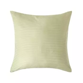 Наволочка HOMESCAPES плотность нити 330 салатовый лайм, 80 x 80 см