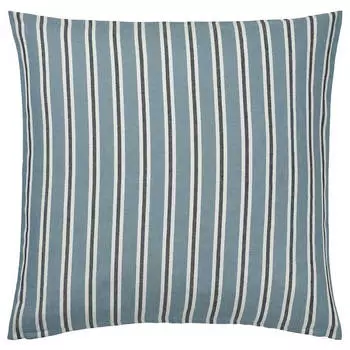 Наволочка Ikea Korallbuske, 50*50 см, голубой/белый