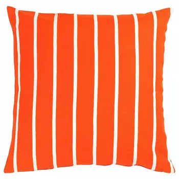 Наволочка Ikea Nickfibbla, 50*50 см, оранжевый/белый